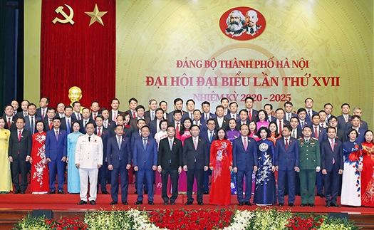 Toàn văn bài diễn văn bế mạc Đại hội đại biểu lần thứ XVII Đảng bộ thành phố Hà Nội của Bí thư Thành ủy Vương Đình Huệ