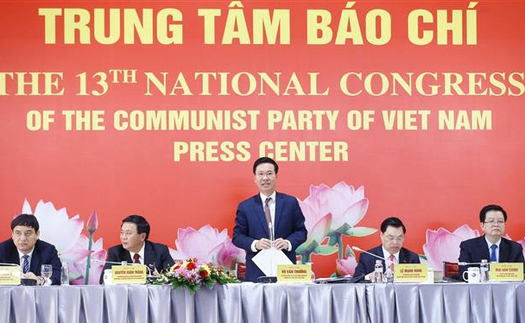 1.587 đại biểu về dự Đại hội XIII của Đảng, đông nhất trong 13 kỳ Đại hội Đảng toàn quốc