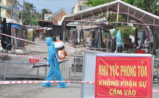 Tiền Giang: Phong tỏa thêm xã Mỹ Hạnh Đông để phòng, chống dịch Covid-19