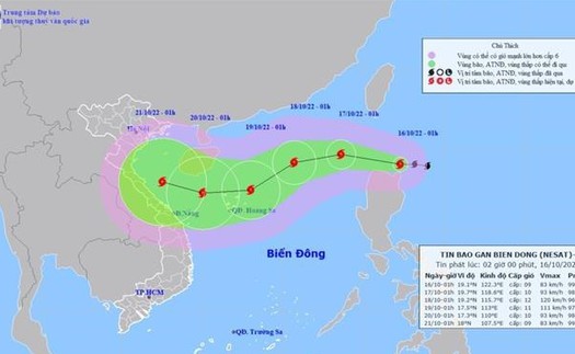 Cập nhật mới nhất: Bão Nesat sẽ đi vào Biển Đông và có khả năng mạnh thêm