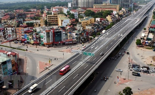 Hà Nội khởi công dự án đường trên cao Ngã Tư Sở - cầu Vĩnh Tuy