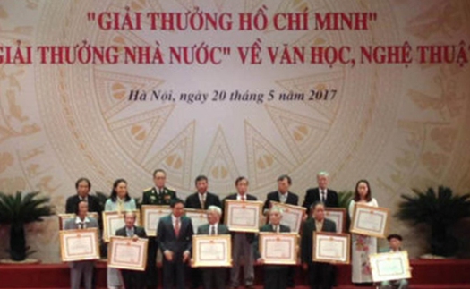 Quy định mới xét tặng Giải thưởng về văn học, nghệ thuật