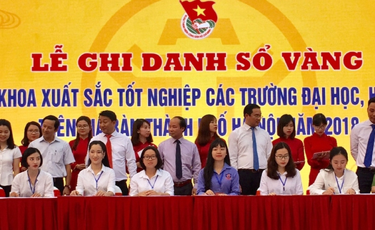 Hà Nội tổ chức lễ ghi danh Sổ vàng tại Văn Miếu - Quốc Tử Giám các thủ khoa xuất sắc