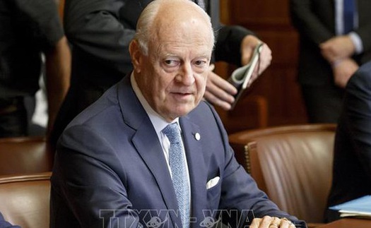 Đặc phái viên LHQ về Syria Staffan de Mistura thông báo từ chức