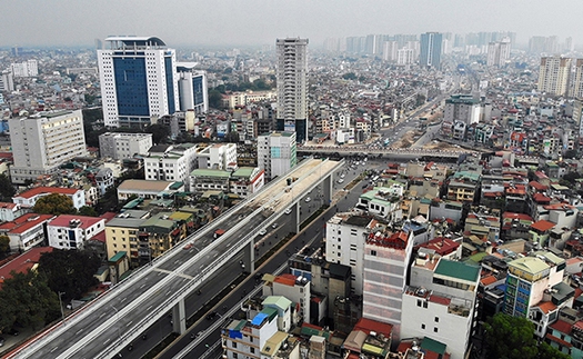 Hà Nội sắp hoàn thành mở rộng đường vành đai 2 đoạn cầu Vĩnh Tuy – Ngã Tư Vọng