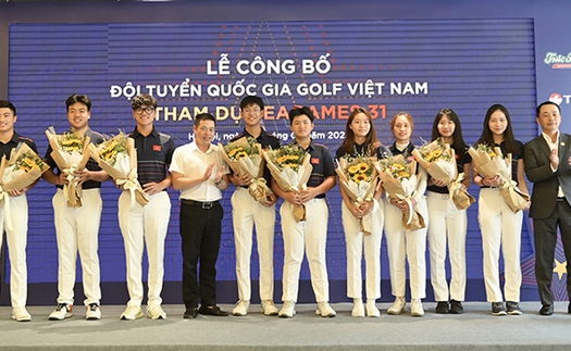 Sea Games 31: Đội tuyển Golf Việt Nam có 7 VĐV dưới 18 tuổi tham dự