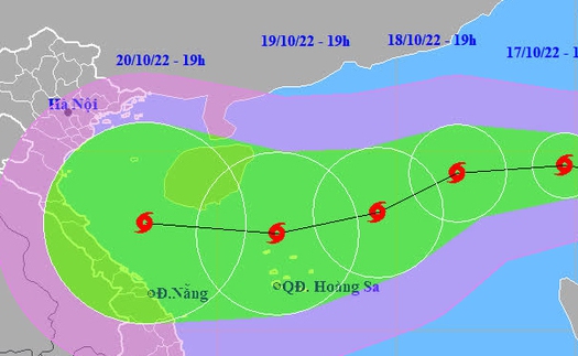 Bão Nesat sẽ tăng cấp khi vào Biển Đông trong 24 giờ tới