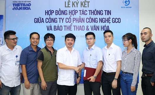 Thể thao & Văn hóa Ký kết hợp tác thông tin với CTCP công nghệ GCO