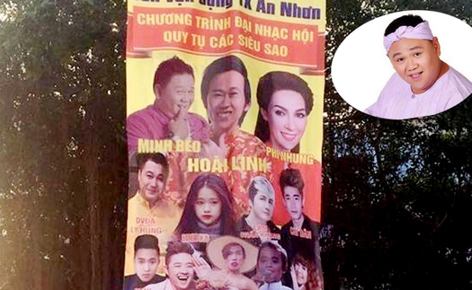 Khán giả phẫn nộ với poster Minh Béo xuất hiện cùng Hoài Linh, Phi Nhung, Khởi My