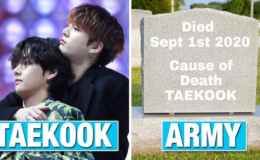 ARMY ngây ngất trước màn tình tứ của bộ đôi V và Jungkook BTS ngay trên Vlive