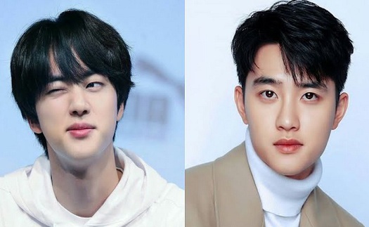 Fan ngỡ ngàng trước tình bạn bất ngờ của 2 mỹ nam Jin BTS và D.O EXO