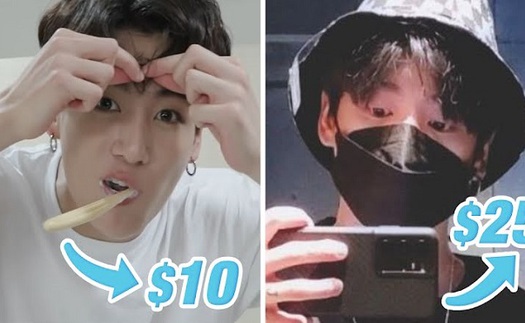 10 món đồ đôi với Jungkook BTS giúp ARMY không lo 'phá sản'