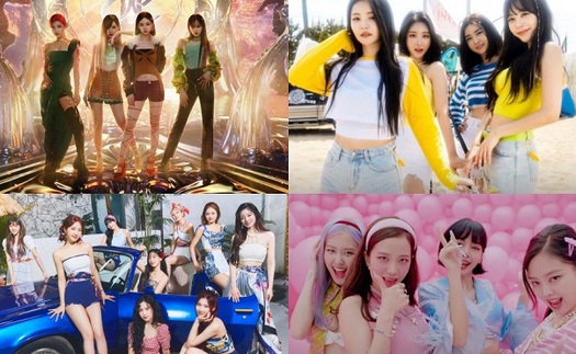 Aespa 'vượt mặt' Blackpink, Twice trong BXH nhóm nữ tháng 7