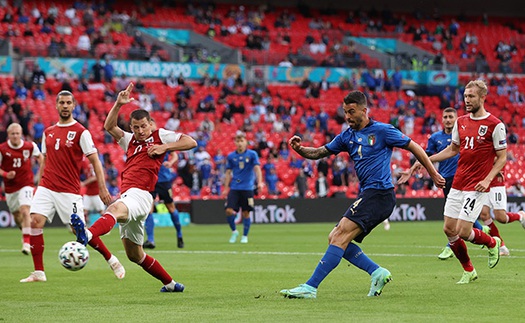 VIDEO Ý vs Áo, EURO 2021: Bàn thắng và highlights