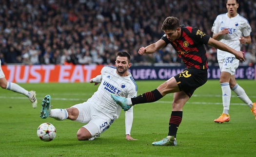 KẾT QUẢ bóng đá Copenhagen 0-0 Man City, Cúp C1