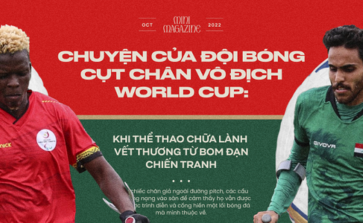 Chuyện của đội bóng cụt chân vô địch World Cup: Khi thể thao chữa lành vết thương từ bom đạn chiến tranh