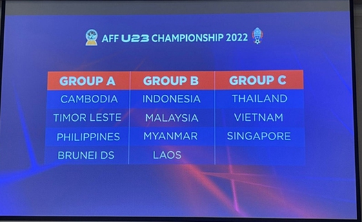 Việt Nam gặp lại Thái Lan ở giải U23 Đông Nam Á 2022