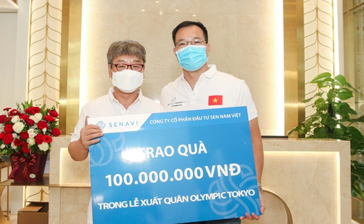 SENAVI treo thưởng lớn cho VĐV giành huy chương Olympic