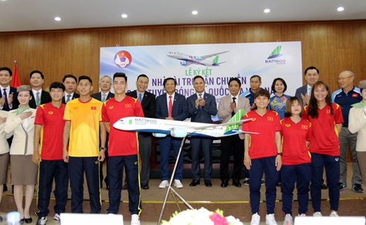 Tuyển nữ Việt Nam sẽ đi chuyên cơ Bamboo Airways về nước