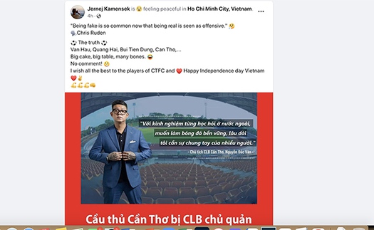 Cò cầu thủ châu Âu ‘đá xoáy’ ông bầu Cần Thơ