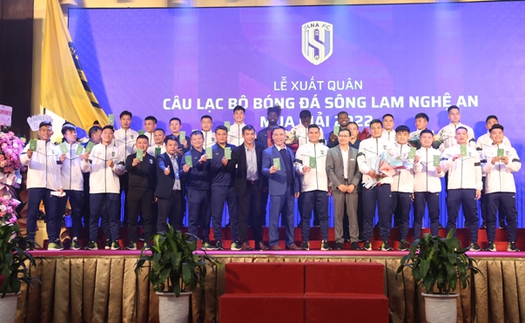 SLNA đặt mục tiêu top 3 V League 2022