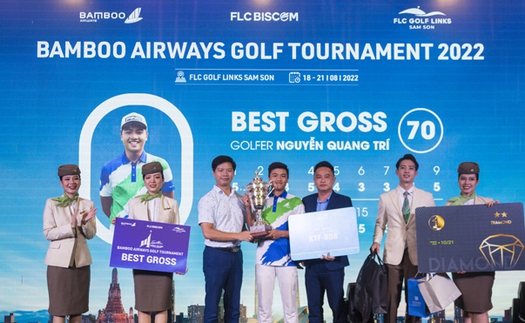 Bamboo Airways Golf Tournament 2022 trao 3 Cúp vô địch danh giá