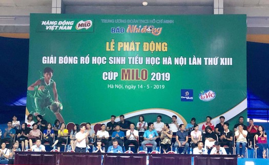 Phát động Giải Bóng rổ Học sinh tiểu học Hà Nội 2019