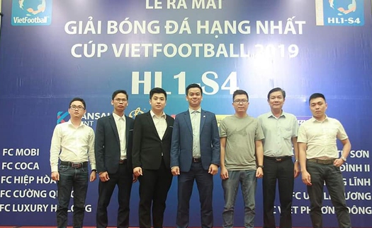 Giải BĐ hạng Nhất – Cúp VietFootball 2019 có 10 đội bóng tham dự