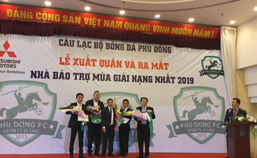 CLB bóng đá Phù Đổng xuất quân tham dự giải hạng Nhất QG 2019