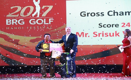 Tay golf Thái Lan giành Best Gross tại giải BRG Golf Hà Nội Festival 2017