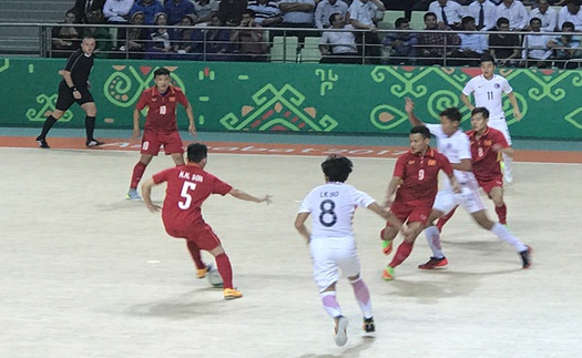 AIMAG 2017: Futsal Việt Nam dừng bước ở tứ kết