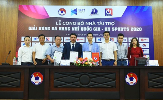 On Sport tài trợ cho giải hạng Nhì QG 2020