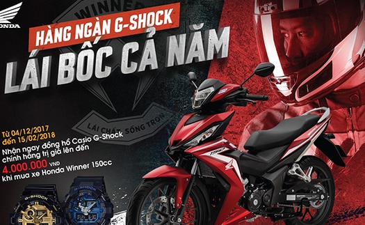 Ấn tượng thị giác với Honda WINNER 150 phiên bản mới