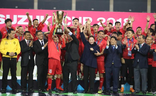 CẬP NHẬT: Vô địch AFF Cup, đội tuyển Việt Nam được thưởng lớn