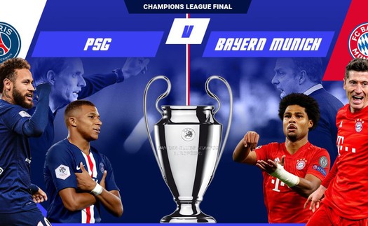 Xem trực tiếp bóng đá PSG vs Bayern Munich ở đâu? Link xem trực tiếp chung kết C1