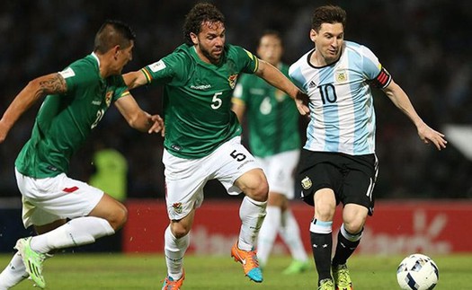 Link xem trực tiếp bóng đá Bolivia vs Argentina. Trực tiếp vòng loại World Cup 2022