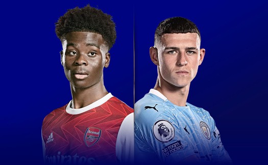 Trực tiếp Arsenal vs Man City. K+, K+PM trực tiếp Ngoại hạng Anh hôm nay