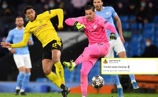 Tranh cãi: Dortmund đã bị cướp trắng một bàn thắng trước Man City?