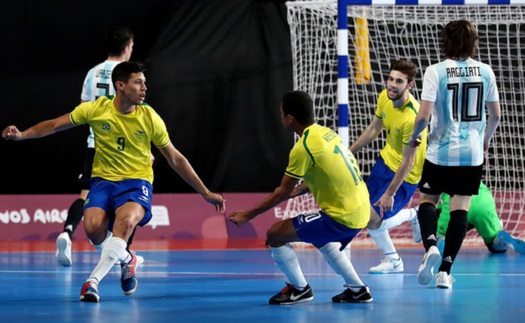 VTV6 TRỰC TIẾP bóng đá Brazil vs Argentina, Futsal World Cup 2021 (00h00, 30/9)