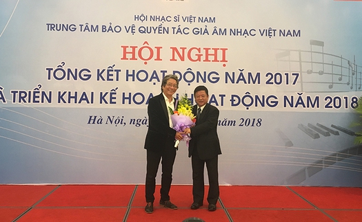 Trung tâm tác quyền Âm nhạc Việt Nam thu hơn 83 tỷ đồng trong năm 2017