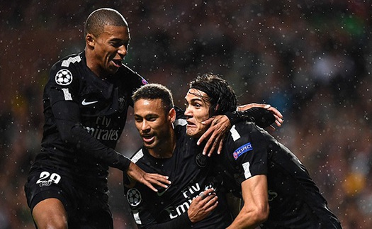 Fan PSG phát cuồng vì bộ ba 'xe - pháo - mã' Mbappe, Cavani và Neymar sau chiến thắng '5 sao'