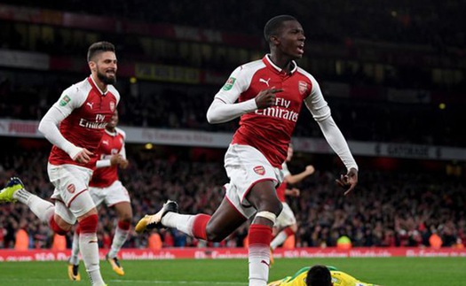 Eddie Nketiah, người hùng tuổi teen của Arsenal, là ai?