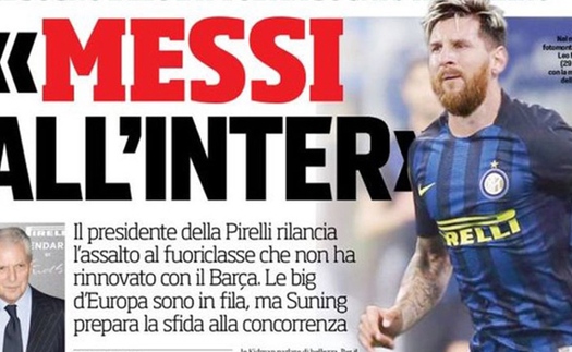 SỐC! Inter được hỗ trợ tài chính để mua Messi, đua tranh với Juventus của Ronaldo