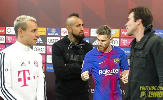 Tới Barca, Vidal gặp rắc rối với những bình luận về Messi