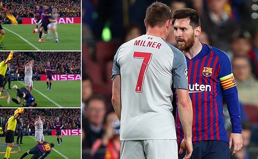 Fan Liverpool giận dữ vì cho rằng Messi 'ăn vạ như Neymar'