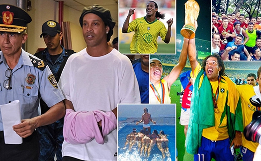 Ronaldinho từ ‘Vua thác loạn’ tới nhà tù Paraguay: Khi nụ cười dần tắt