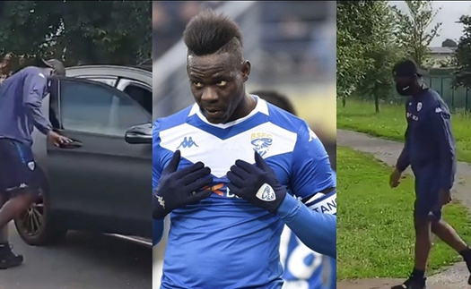 'Ngựa chứng' Balotelli đến sân tập nhưng bị đội nhà đuổi về ngay ở cổng