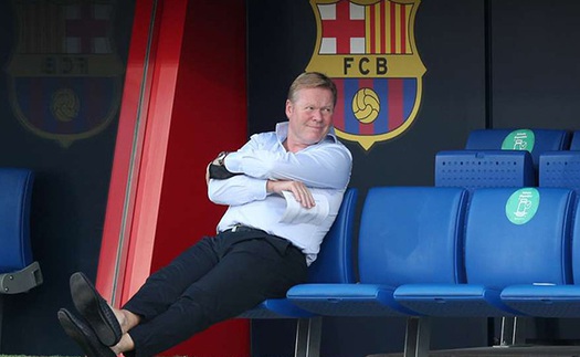 Koeman chưa được công nhận là HLV của Barcelona