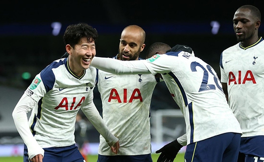 Tottenham 2-0 Brentford: Son Heung-min ghi bàn, Spurs vào CK Cúp Liên đoàn Anh