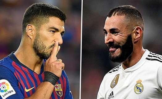 Trực tiếp bóng đá Atletico vs Real Madrid: Trận chiến của Suarez và Benzema